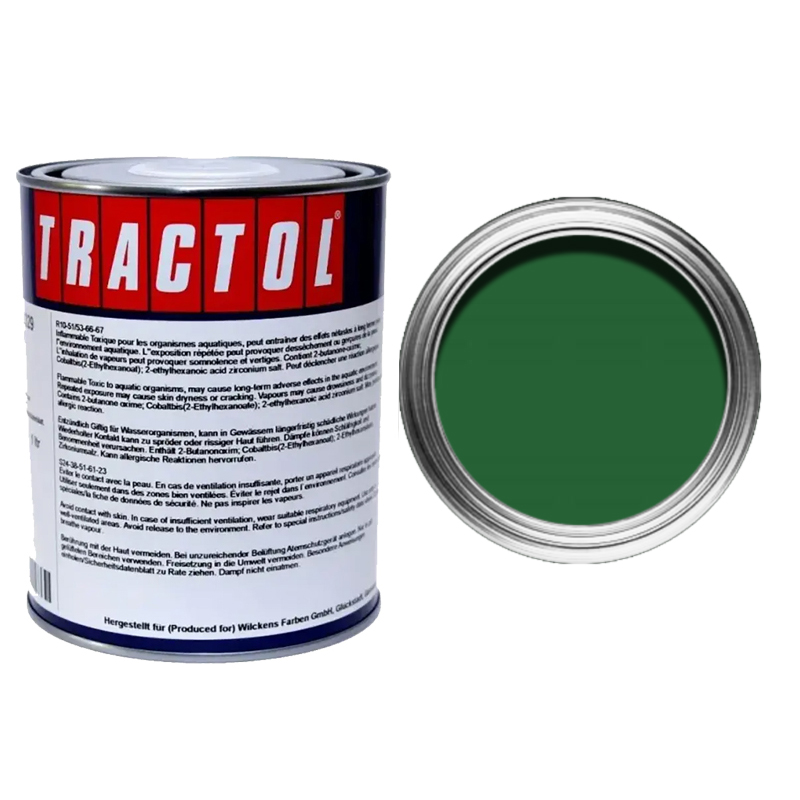 Tractol Lack 329 P141173 John Deere gruen bis 1986 RAL 6002 Stoß-, Schlag-, und Kratzfestigkeit