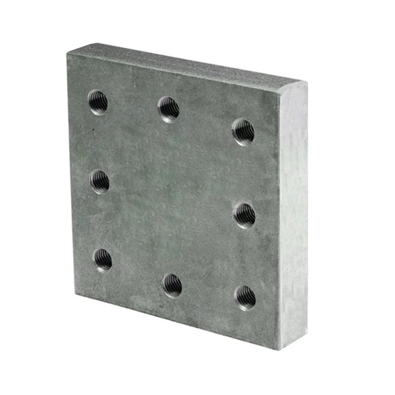 Adapterplatte für DeichselScharmüller 00.645.04.0 100 x 110 M16 Deichselplatte Anschweißplatte Scharmüller 00.645.04.0