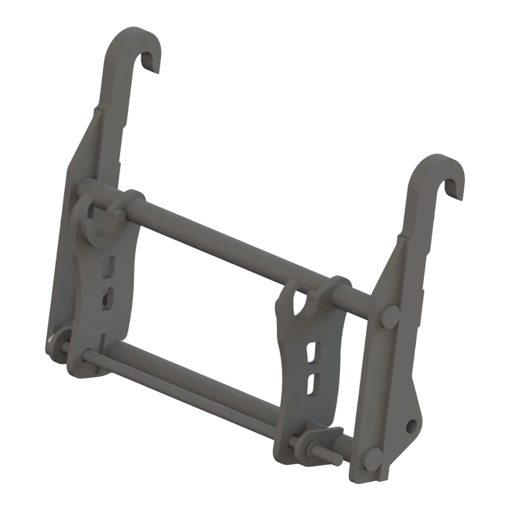 Adapterrahmen JCB Q-Fit auf Manitou – Produktbild 2 Adapterrahmen JCB Q-Fit auf Manitou – Adapteransicht 2