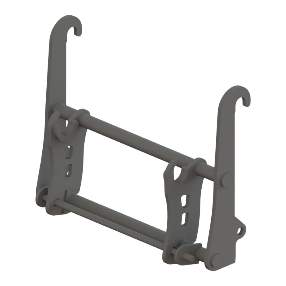 Adapterrahmen JCB Q-Fit auf Manitou – Adapteransicht 1
