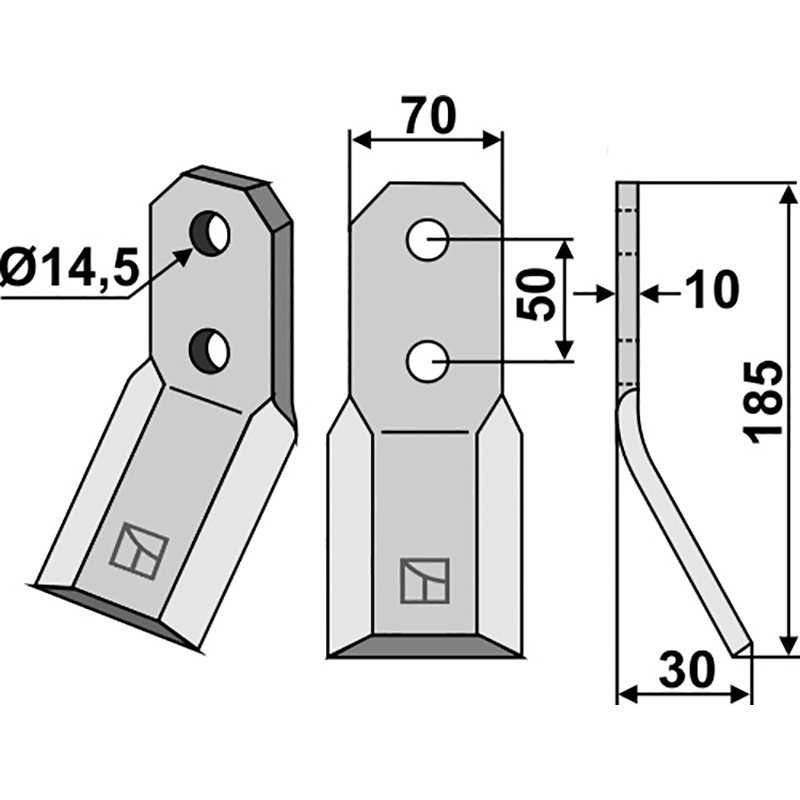 PEG-05 Rotorzinken Pegoraro 5333 Rotorzinken IHOF PEG-05