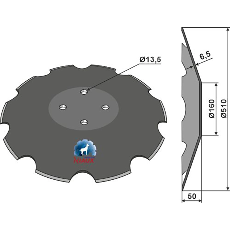 Landwirtschaft Bodenbearbeitung Scheibeneggen Scheibe gezackt John Deere Landwirtschaft Bodenbearbeitung Scheibeneggen Scheibe gezackt John Deere