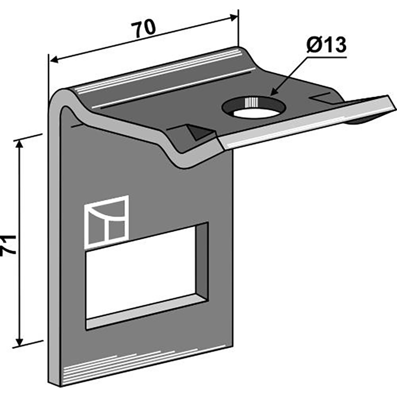 Landwirtschaft Bodenbearbeitung Grubber Schare & Leitbleche Halter für Zinken 45 x 12 Landwirtschaft Bodenbearbeitung Grubber Schare & Leitbleche Halter für Zinken 45 x 12