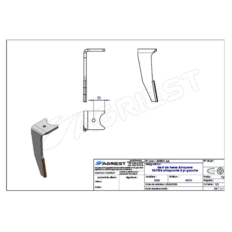 Kreiseleggenzinken Nachbau Amazone
