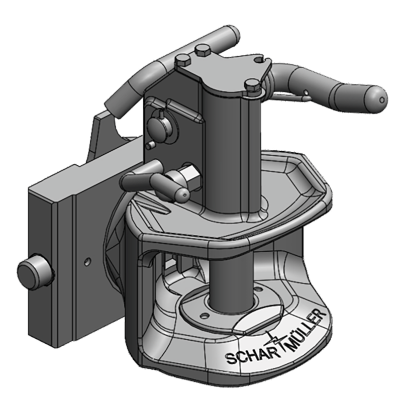 Traktorentechnik Anhängetechnik Scharmüller Zugmaul Standard mit Adapterplatte #03.2011.03-A19 Traktorentechnik Anhängetechnik Scharmüller Zugmaul Standard mit Adapterplatte #03.2011.03-A19