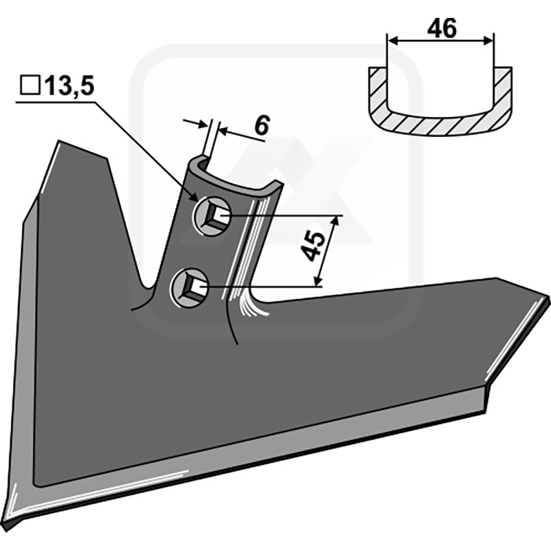 Landwirtschaft Bodenbearbeitung Grubber Schare & Leitbleche Gänsefussschar 330 x 6 John Deere|Jean de Bru Landwirtschaft Bodenbearbeitung Grubber Schare & Leitbleche Gänsefussschar 330 x 6 John Deere|Jean de Bru