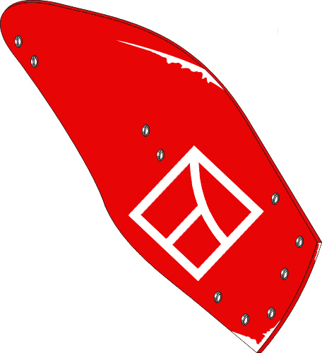 33.0052 Pflugteil Streichblech-Hinterteil - 14'' - 18''- rechts (6773286) passend für Pöttinger