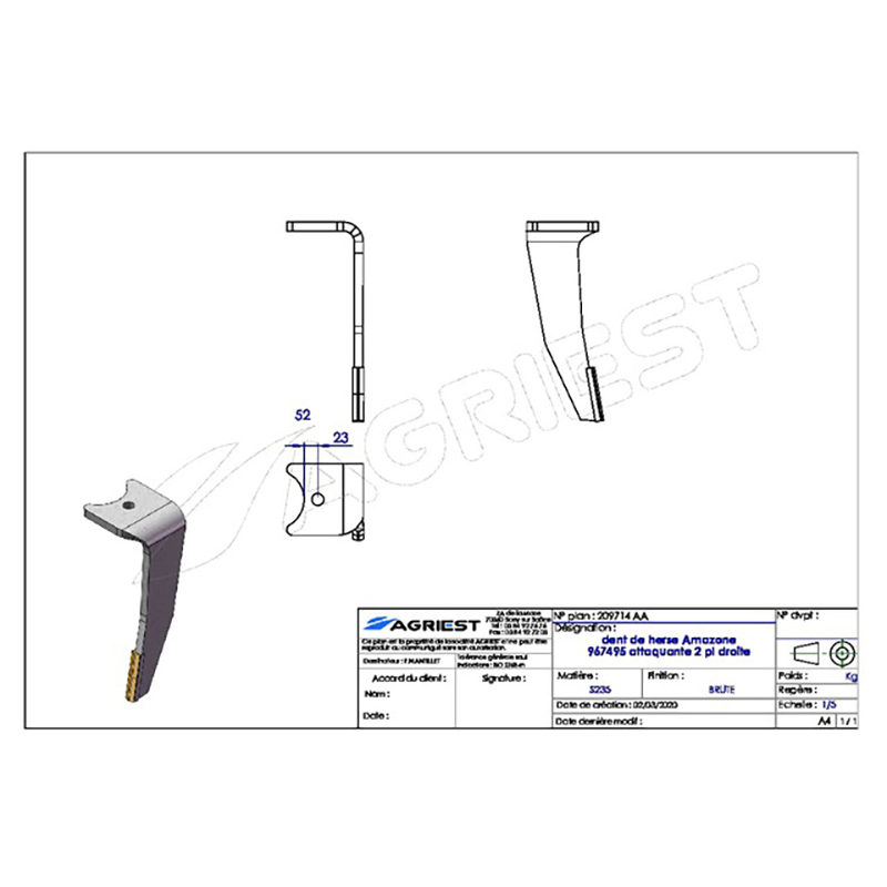 Kreiseleggenzinken Nachbau Amazone