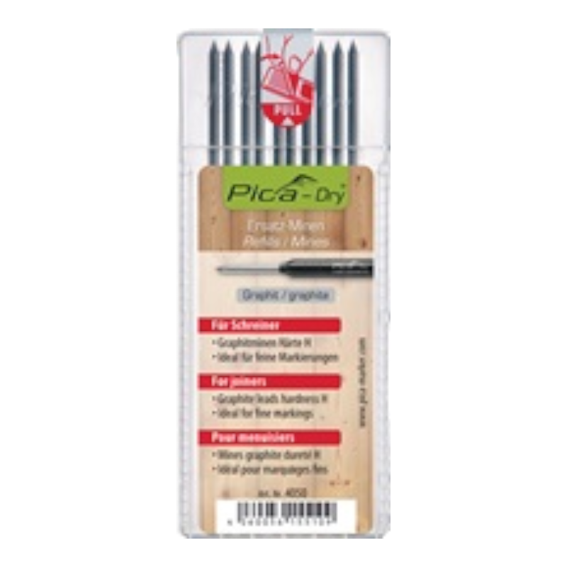 PICA Minenset, 10x graphit Spezialhärte "H"