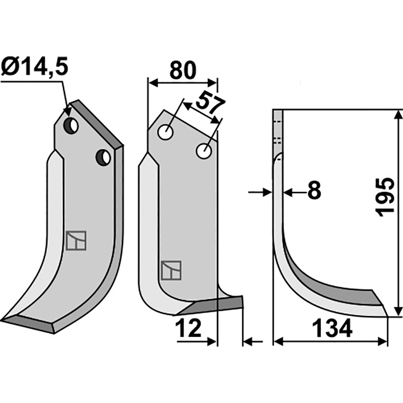 Breviglieri|Celli 0064811D|722537 Fräsmesser, rechte Ausführung IHOF CEL-09R