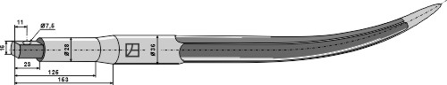 Greiferzinken 640mm