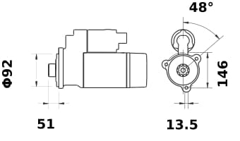 Mahle 12 V Anlasser 4,2 kW (IS1114) img_4 Mahle 12 V Anlasser 4,2 kW (IS1114) bild_4