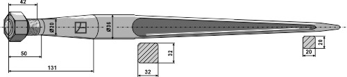 Frontladerzinken 810mm