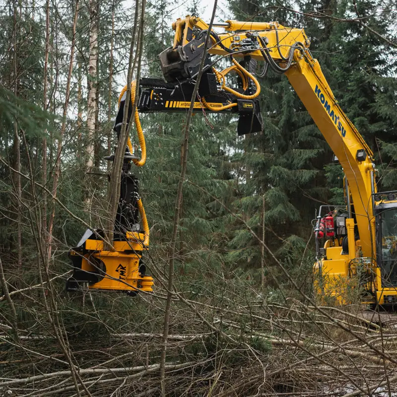 Baumschere TMK 200 Fällgreifer Baumschere TMK 200
