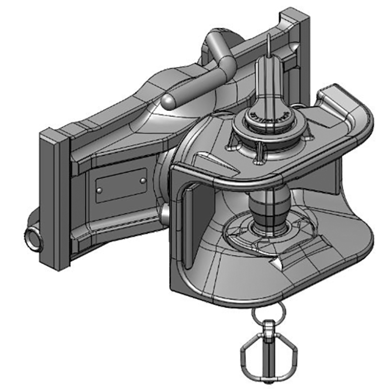 Traktorentechnik Anhängetechnik Scharmüller Zugmaul Standard mit Adapterplatte #05.3255.06-A17 Traktorentechnik Anhängetechnik Scharmüller Zugmaul Standard mit Adapterplatte #05.3255.06-A17
