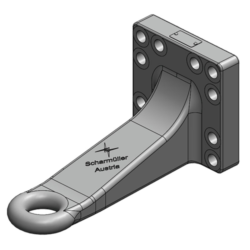 Anhängetechnik Scharmüller Zugöse Flansch #00.665.46.0-A02