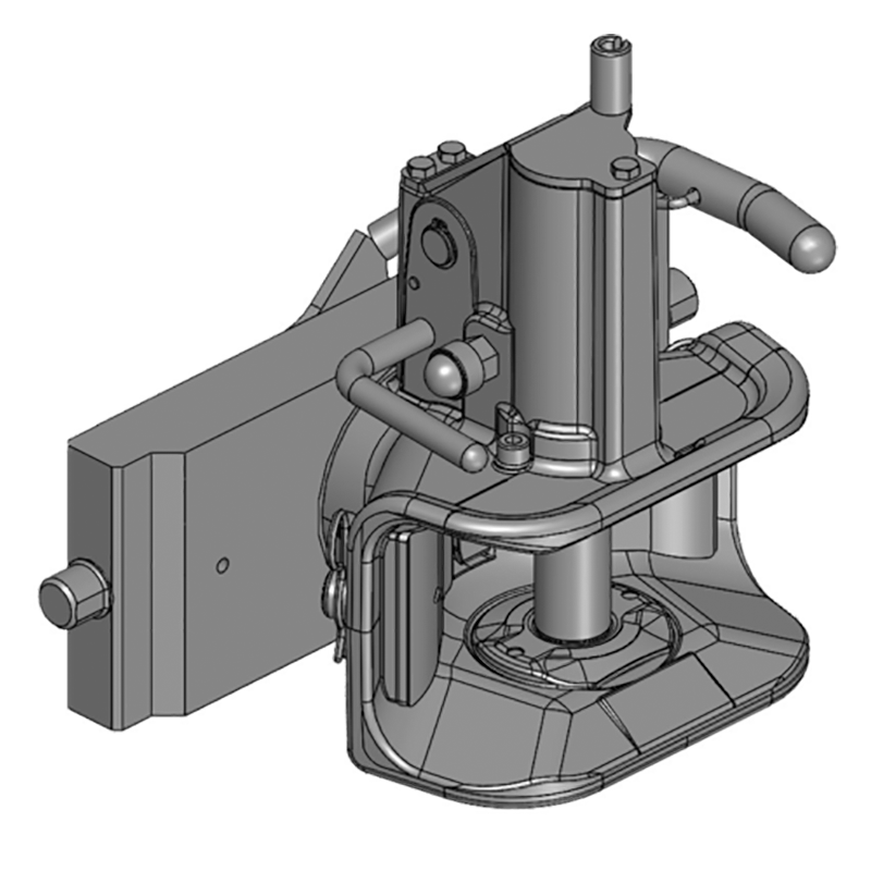 Traktorentechnik Anhängetechnik Scharmüller Zugmaul Standard mit Adapterplatte #03.3111.221-A11 Traktorentechnik Anhängetechnik Scharmüller Zugmaul Standard mit Adapterplatte #03.3111.221-A11