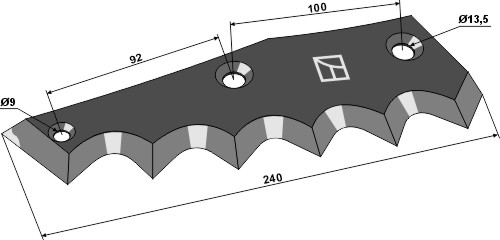 Futtermischwagenmesser
