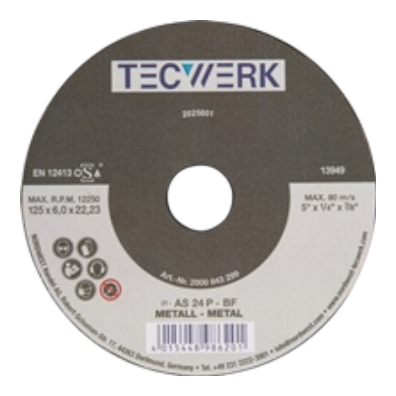 TECWERK Schruppscheibe Action Ø125mm, 6mm TECWERK Schruppscheibe Action Ø125mm, 6mm