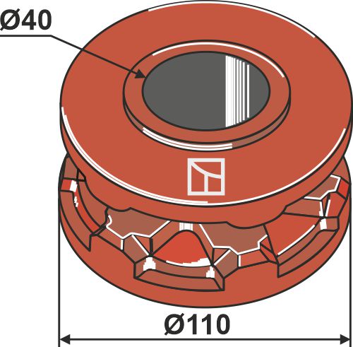 Nusskettenrad Ø110 |69-6-501 Nusskettenrad Ø110 (69-6-501)