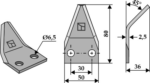 Futtermischwagenmesser