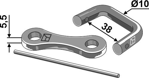 Industriehof Scherenbostel | Kettenschloss Ø10 (69-4-215)