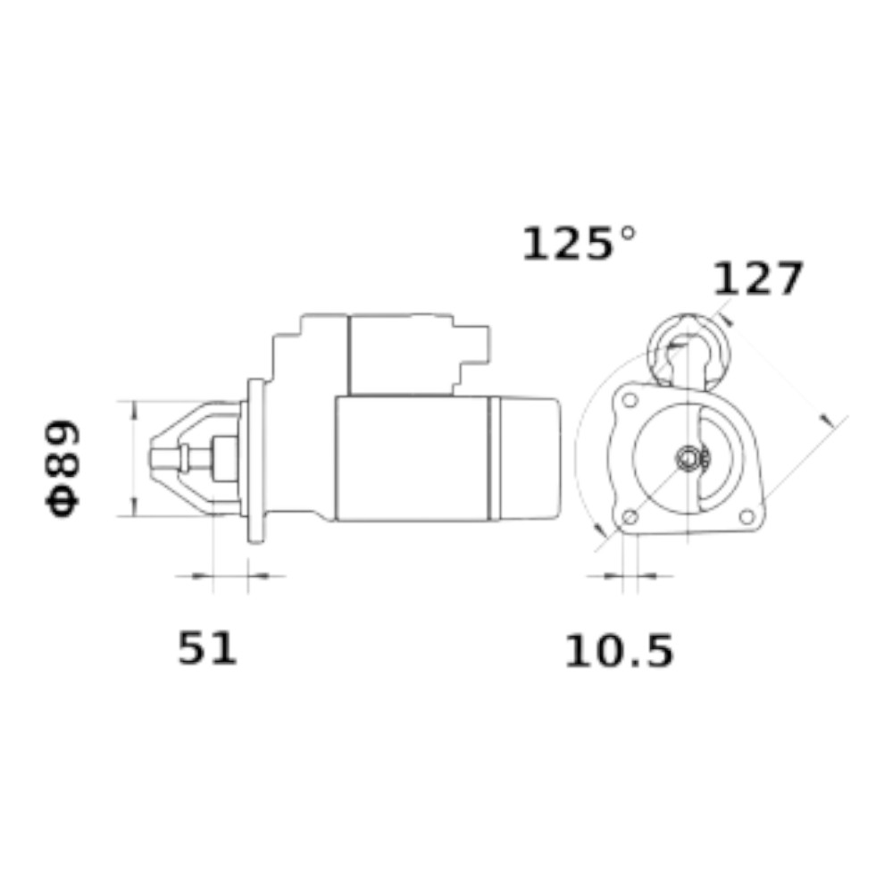 MAHLE Anlasser, Starter MAHLE Anlasser, Starter