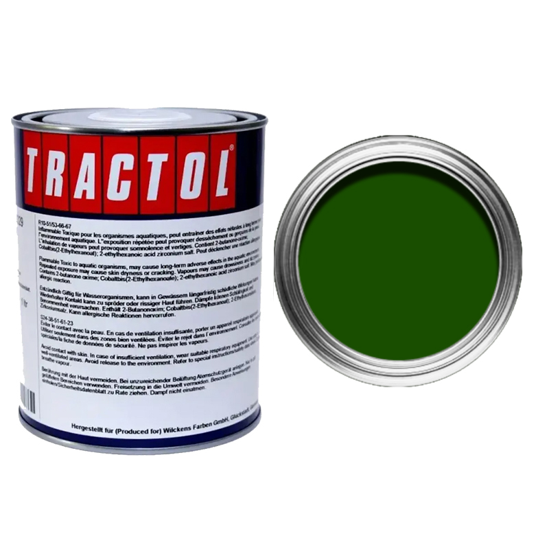 Tractol Lack 329 P141281 Welger gruen Stoß-, Schlag-, und Kratzfestigkeit