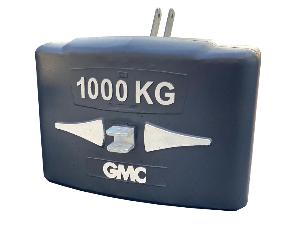 GMC Stahlbeton-Ballastgewicht 1000 kg
