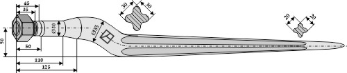 Silozinken 970mm