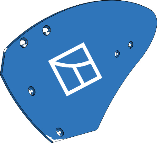 44.0033 Pflugteil Streichblech-Hinterteil NK40HL - links 44.0033 Pflugteil Streichblech-Hinterteil NK40HL - links passend für Frost