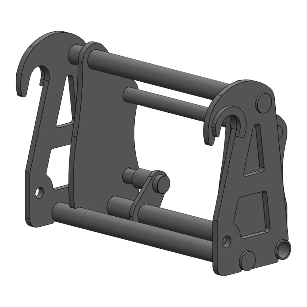 Adapterrahmen Case, New Holland auf JCB COMPACT – Produktbild 1 Adapterrahmen Case, New Holland auf JCB COMPACT – Adapteransicht 1