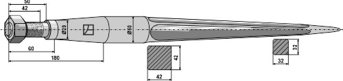 Frontladerzinken 1140mm