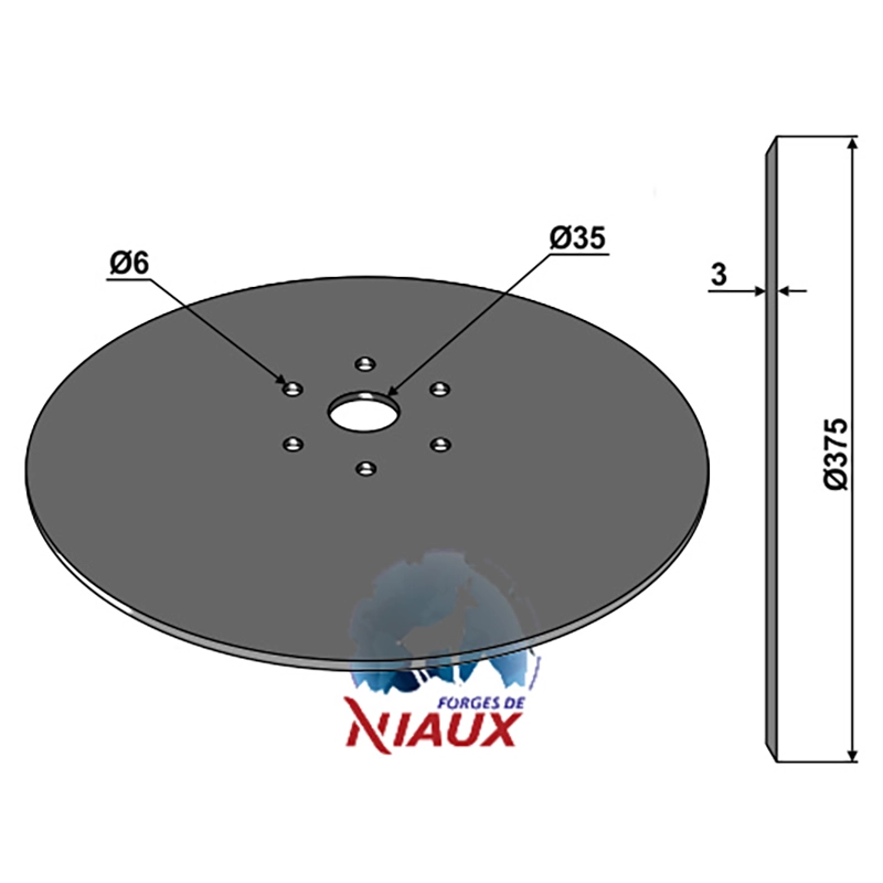 Landwirtschaft Bodenbearbeitung Scheibeneggen Säscheibe glatt Maschio Landwirtschaft Bodenbearbeitung Scheibeneggen Säscheibe glatt Maschio