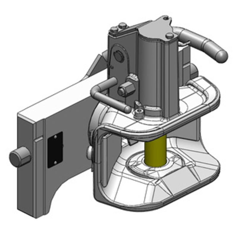 Traktorentechnik Anhängetechnik Scharmüller Zugmaul Standard mit Adapterplatte #03.3101.271-A02