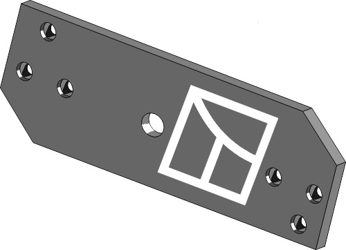36.0160 Pflugteil Anlage - links (35063 - 41653506309) passend für Överum