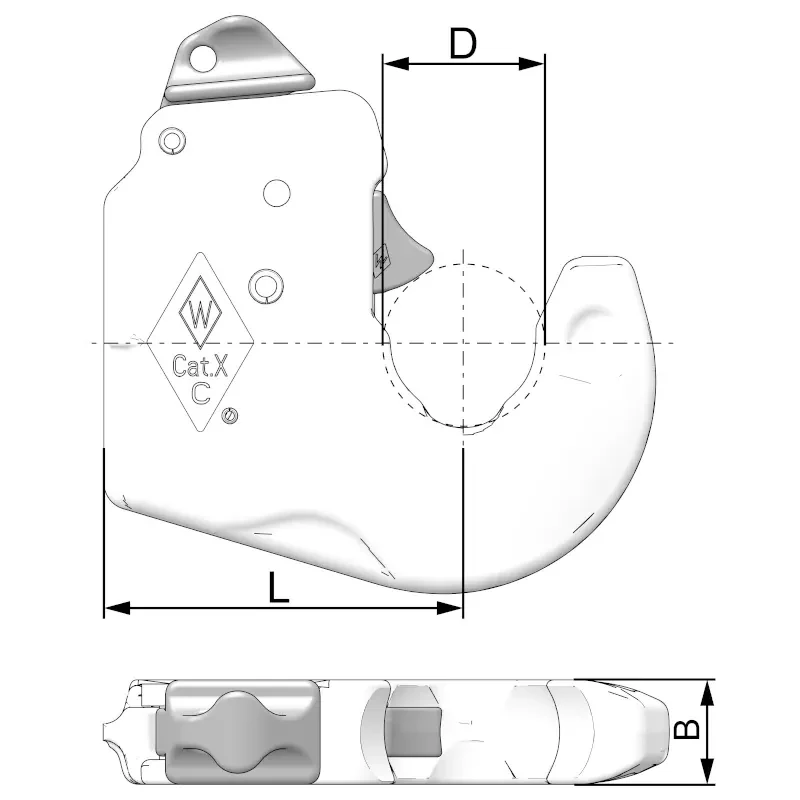 WALTERSCHEID Unterlenkerfanghaken KAT 2 1208553 WALTERSCHEID Unterlenkerfanghaken KAT 2 1208553