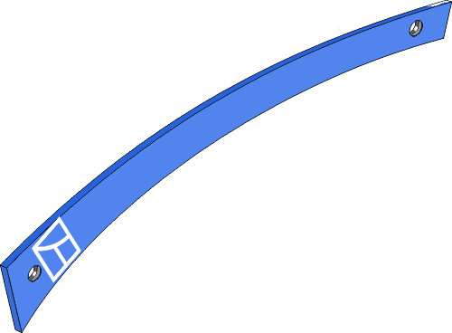 37.0148 Pflugteil Streichblech-Streifen SRP236OL3 - links (2728.04.02) 37.0148 Pflugteil Streichblech-Streifen SRP236OL3 - links (2728.04.02) passend für Rabe