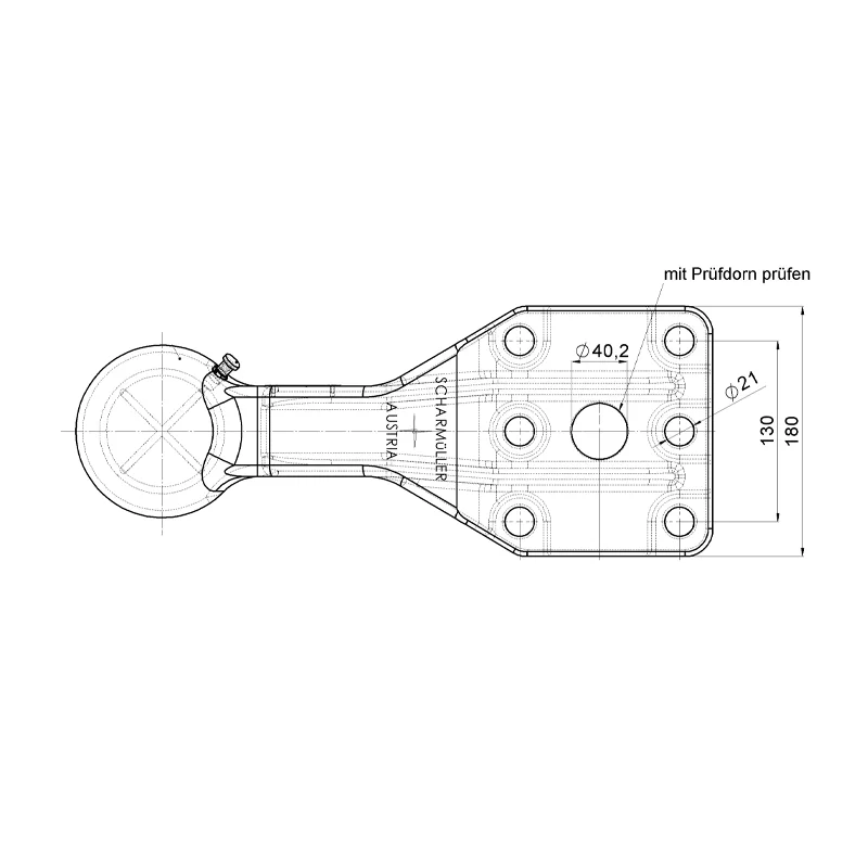 Rockinger K80-Zugvorrichtung ROE57L024 für Case Krone New Holland 