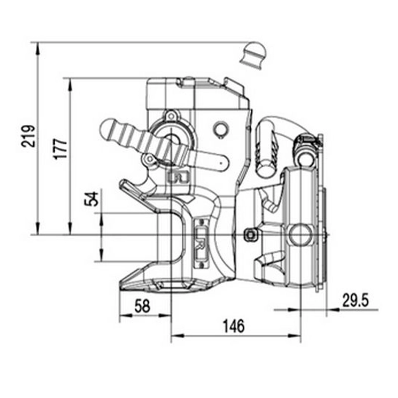 Zugmaul automatisch Rockinger RO855D12305 311mm Anhängekupplung Rockinger RO855D12305 311mm 32er Bolzen 30mm Nut