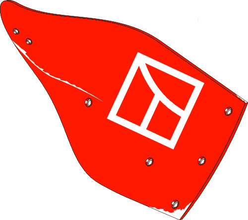 Streichblech-Hinterteil rechts passend für Kuhn (616138) Streichblech-Hinterteil rechts passend für Kuhn (616138)