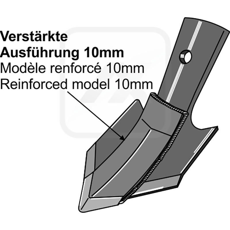 Landwirtschaft Bodenbearbeitung Grubber Schare & Leitbleche Schnell-Wechsel-Schar - 140mm Bourgault Grubber Schare & Leitbleche Schnell-Wechsel-Schar - 140mm Bourgault