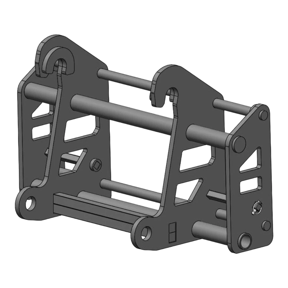 Adapterrahmen Caterpillar auf Agram HM – Produktbild 1 Adapterrahmen Caterpillar auf Agram HM – Adapteransicht 1