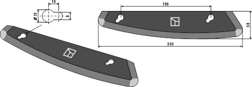 Futtermischwagenmesser