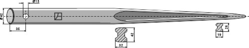 Frontladerzinken 1100mm