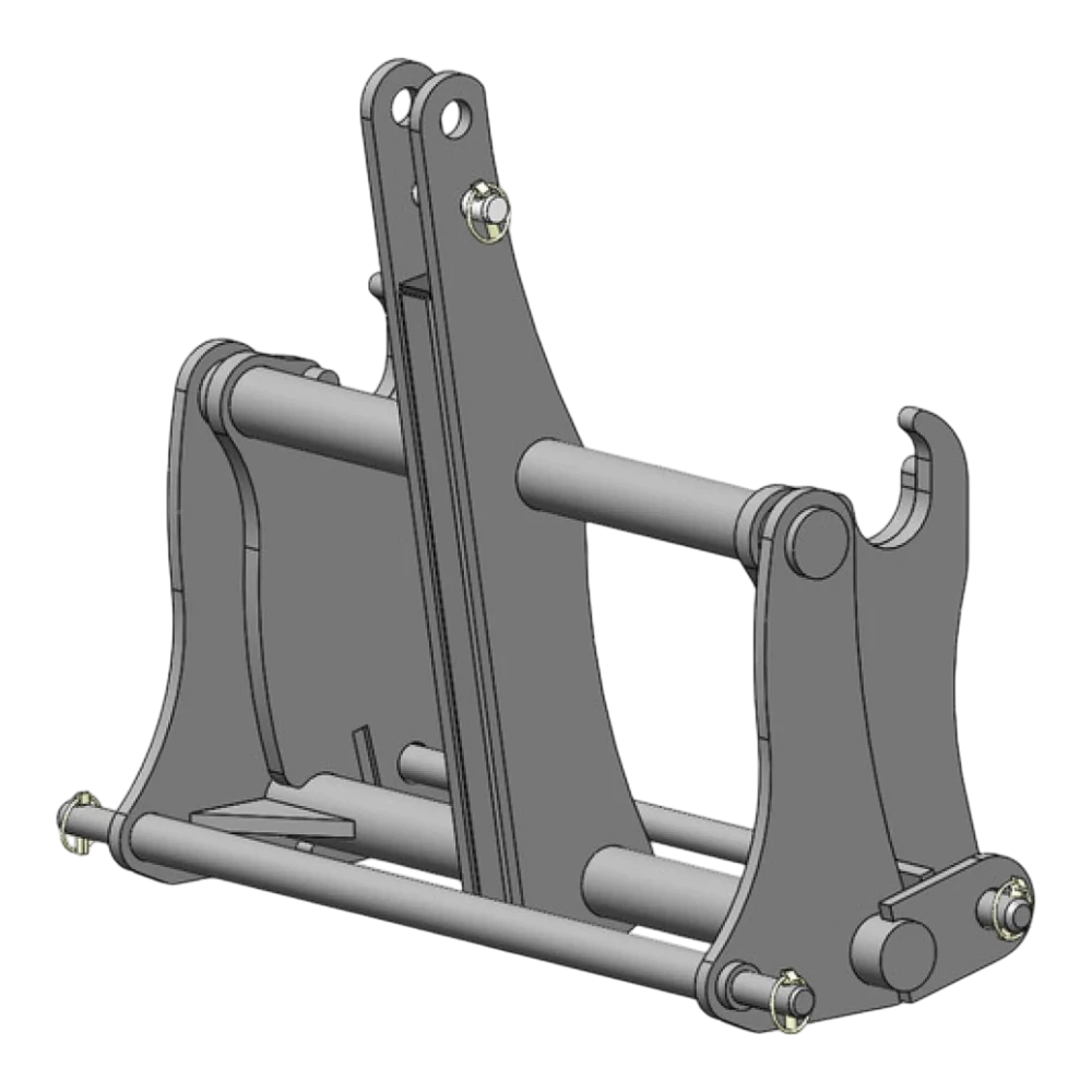 Adapterrahmen 3-Punkt KAT 2 auf Manitou – Produktbild 1 Adapterrahmen 3-Punkt KAT 2 auf Manitou – Adapteransicht 1