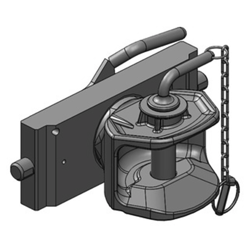 Traktorentechnik Anhängetechnik Scharmüller Zugmaul Standard mit Adapterplatte #03.2955.03-A02 Traktorentechnik Scharmüller Zugmaul Standard mit Adapterplatte 03.2955.03-A02