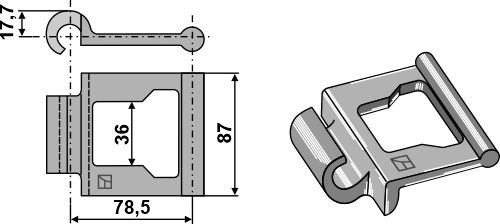 Industriehof Scherenbostel | Stahlgelenkkette (69-103-1)