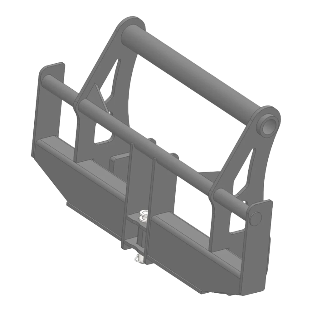 Adapterrahmen Bobcat, Massey Ferguson auf Merlo ZM2 – Produktbild 1 Adapterrahmen Bobcat, Massey Ferguson auf Merlo ZM2 – Adapteransicht 1