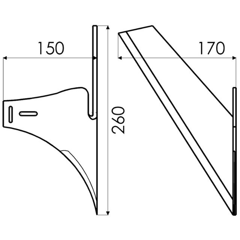 Gänsefussspitze Re. 98D2 Bauart Halipre Hacktechnik Gänsefussspitze Re. 98D2 Bauart Halipre